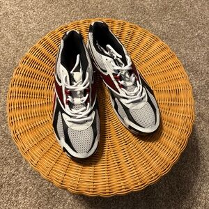 Reebok White Black Sneakers with Red Accents Extra Wide